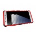 Samsung Galaxy Note 7 - Heavy Duty Rugged Dual Layer Hybrid Protective Phone Cover Case with Kickstand - Red